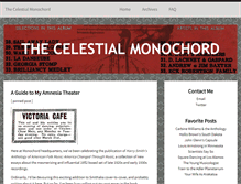 Tablet Screenshot of celestialmonochord.org